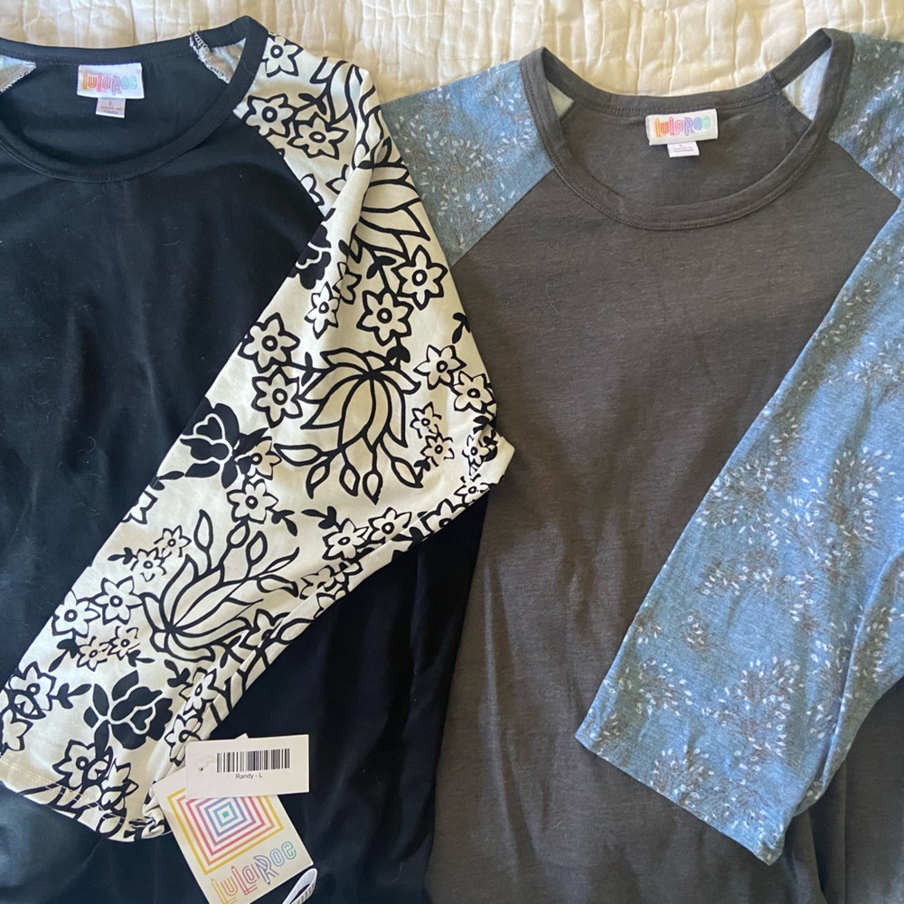 LuLaRoe Randy Baseball Shirts! NWT Size L